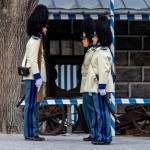 Stráž granátníků u Božího hrobu v klášterním kostele Božího Těla a Panny Marie Bolestné 2019, Schwarzenberská granátnická garda, Foto/zdroj: Matouš Vokatý