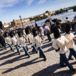 Vltavská štafeta "Vltava slavná & splavná" na Orlíku, 8. 8. 2025, Schwarzenberská granátnická garda