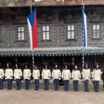 Slavnostní vztyčení praporů na gardové strážnici, 17. listopadu 2025, Schwarzenberská granátnická garda