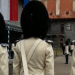 Slavnostní vztyčení praporů na gardové strážnici, 17. listopadu 2025, Schwarzenberská granátnická garda