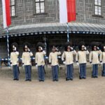 Slavnostní vztyčení praporů na gardové strážnici, 17. listopadu 2025, Schwarzenberská granátnická garda